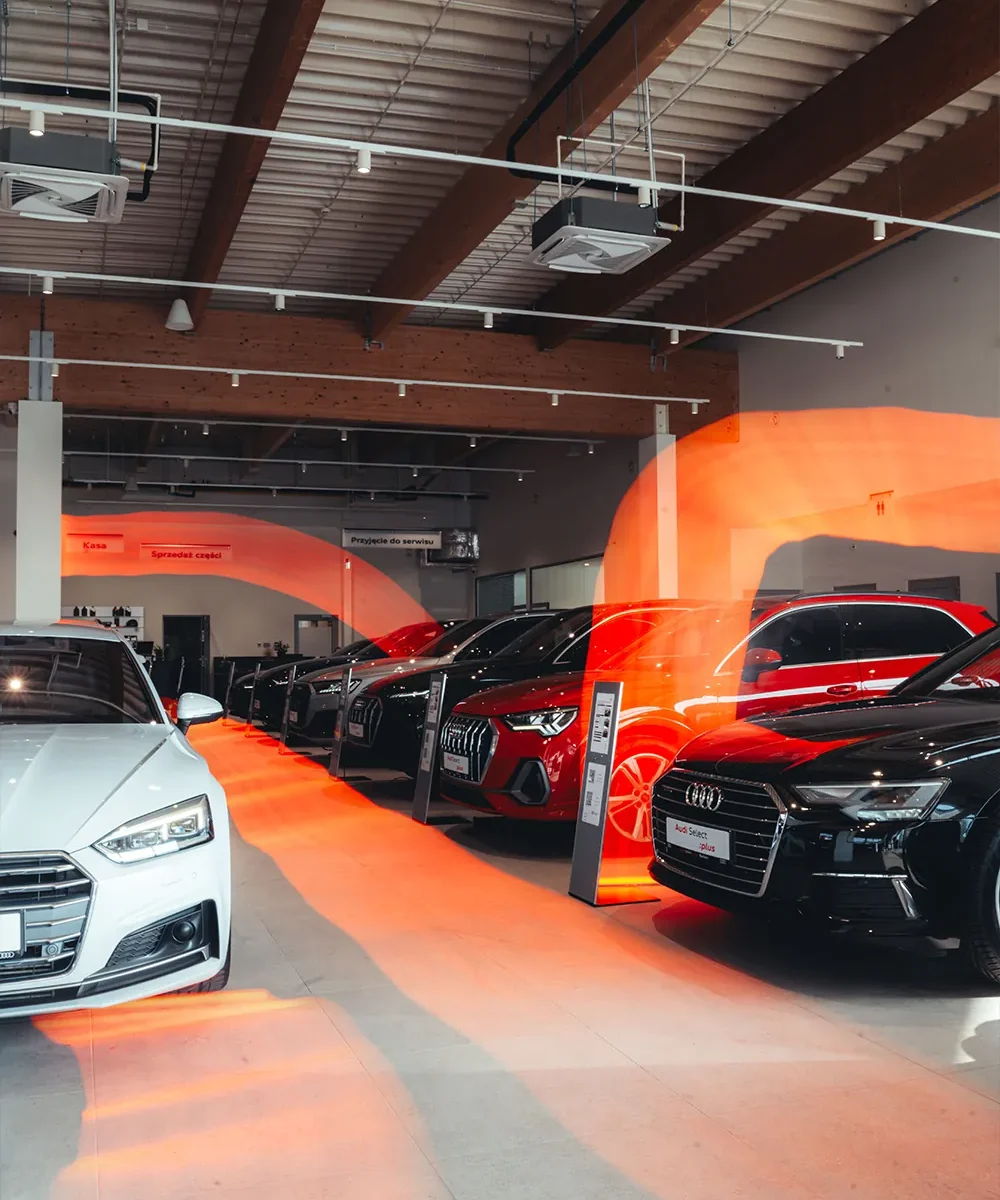 Projekt Audi Select:plus zdjęcie realizacji salon wewnątrz